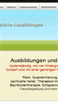 Mobile Screenshot of energiearbeit-ausbildungen.de